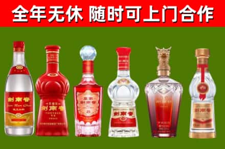 成县区回收剑南春酒